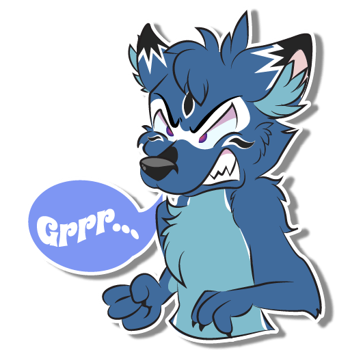 Grrrr Sticker