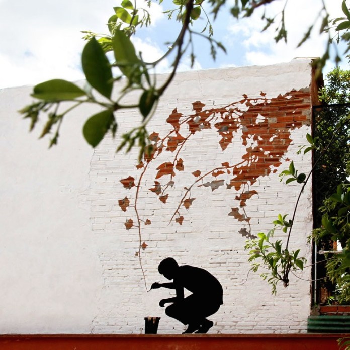 Street Art by Pejac in Madrid, Spain