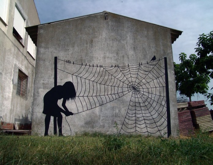 Street Art by Pejac in Salamanca, Spain 4