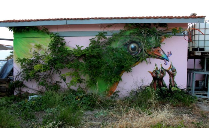 Street Art by Wild Drawing in Athens, Greece