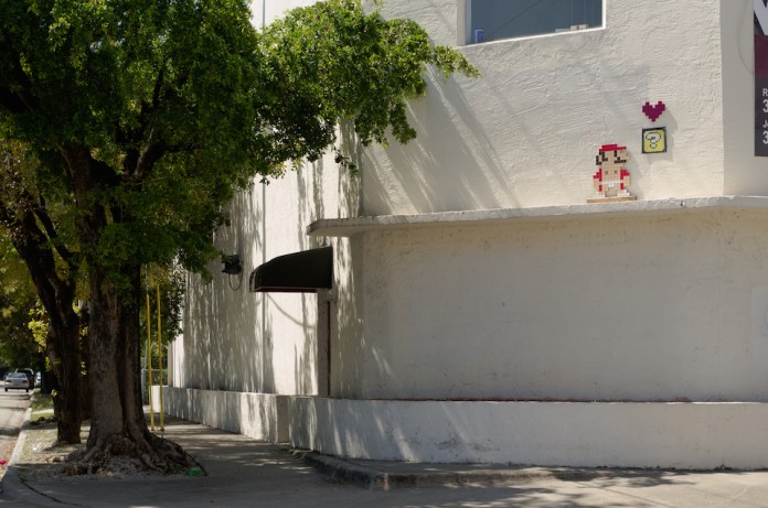 Super Mario Love Box - Street Art in Miami, Florida, USA