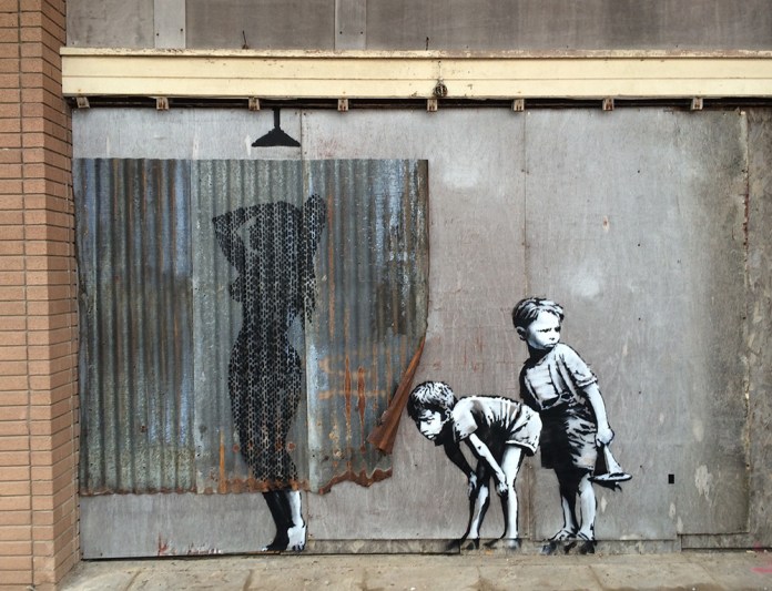 Street Art by Banksy and other artists in London, England - Dismaland 6