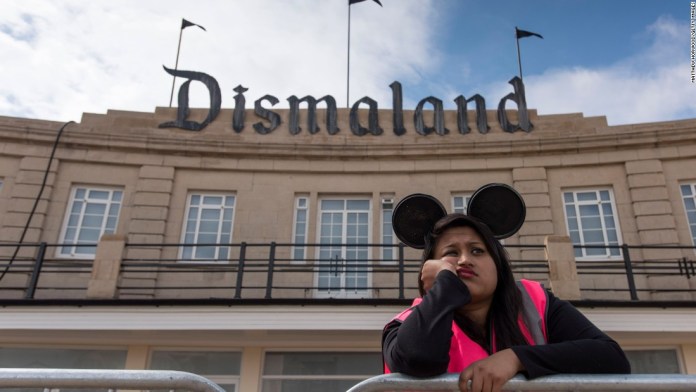 Street Art by Banksy and other artists in London, England - Dismaland 15