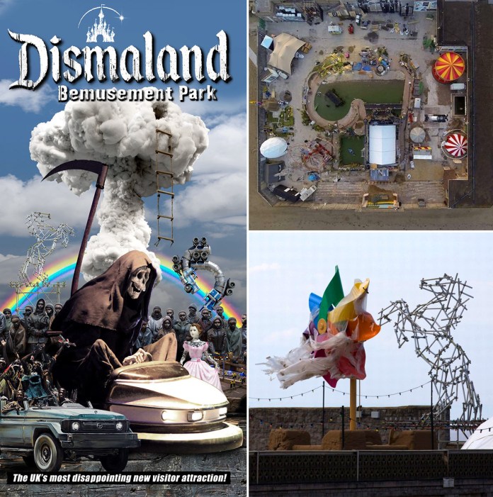 Street Art by Banksy and other artists in London, England - Dismaland 5