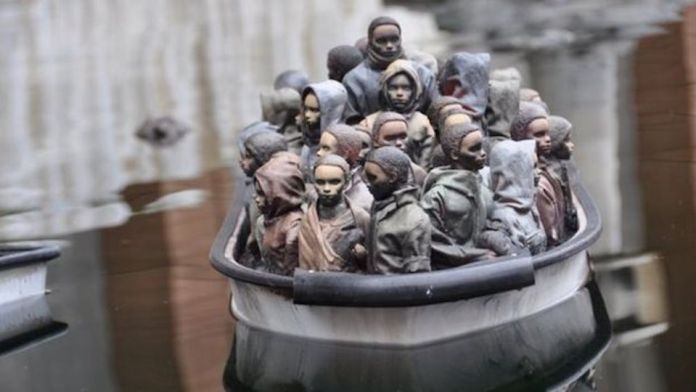 Street Art by Banksy and other artists in London, England - Dismaland 18