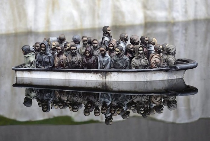 Street Art by Banksy and other artists in London, England - Dismaland 19