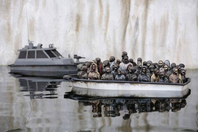 Street Art by Banksy and other artists in London, England - Dismaland 20