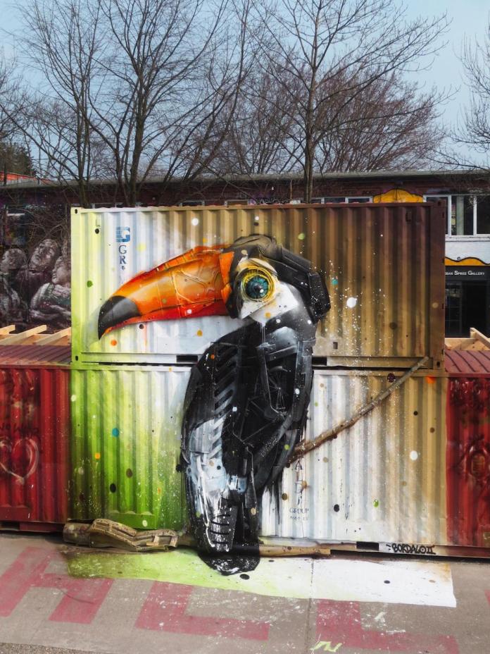 16 Street Art by Bordalo II in Berlin, Germany