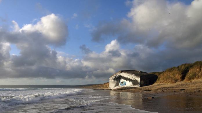 Street Art by Cécé - In Siouville-Hague, France 2