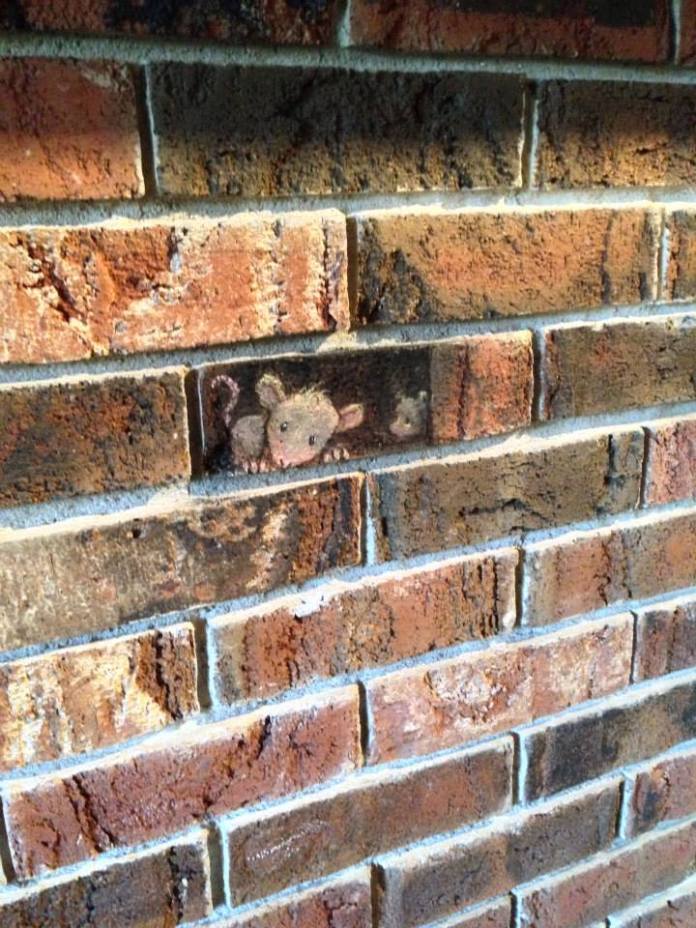 Street Art by David Zinn in Michigan, USA