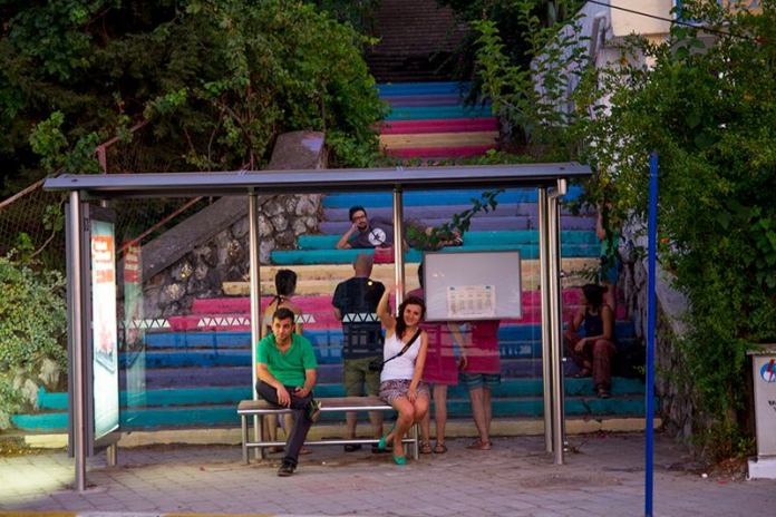 Street Art Color Steps in Turkey 6