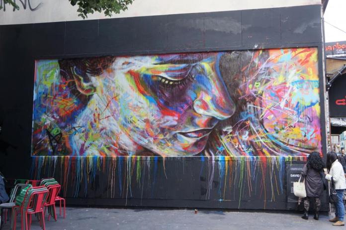 Street Art by David Walker in Paris, France