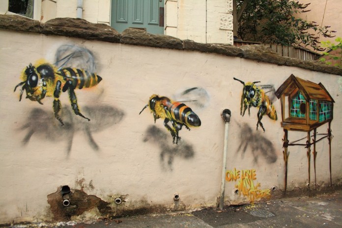 Street Art by Louise Masai in Bristol, England 1