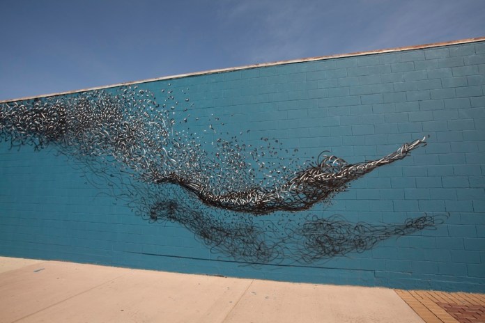 Street Art by DALeast in Los Angeles, USA