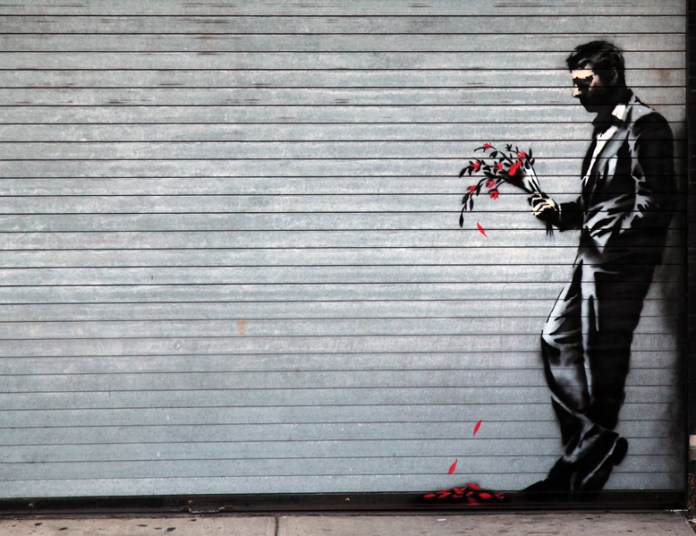 Waiting in vain - By Banksy in Hell's Kitchen, New York, USA 1