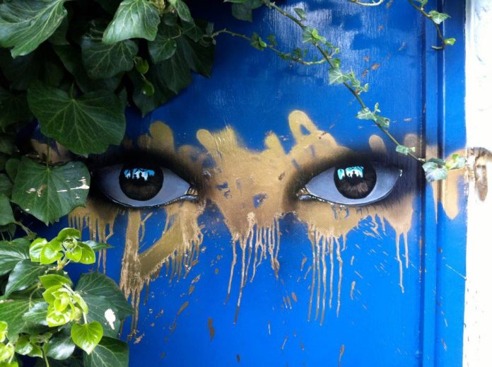 Street Art by My Dog Sighs in Dulwich, London, England