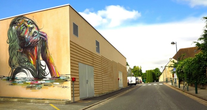 Street Art by Hopare in Orsay, France 2