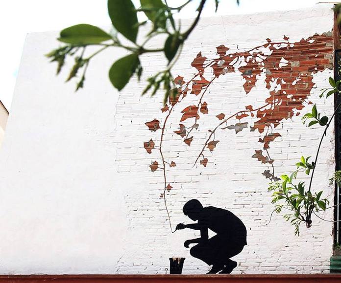 Street Art by Pejac in Spain