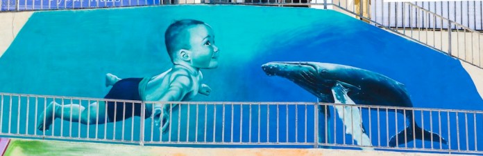 By TelmoMiel at the Sliema Street Art Festival. Photo by Asperholm Productions in Sliema, Malta