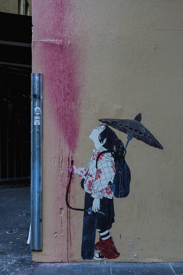 Street Art by Be Free in Melbourne, Austalia 5