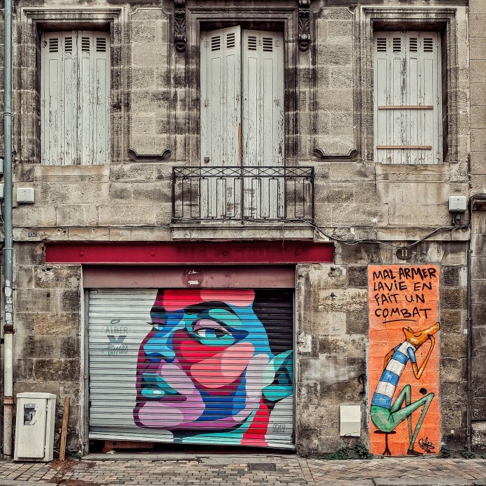 Street Art by Alber Vtimes in Old Bordeaux, France