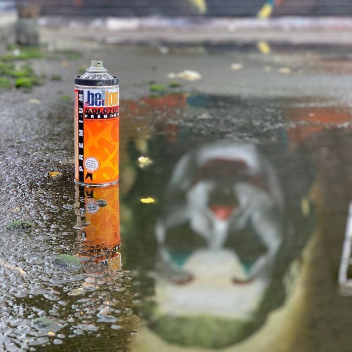 #Joker portrait - #StreetArt by #GRAFFITILIFE in #London, #England