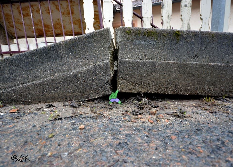 Street Art by Oakoak - Hulk 2