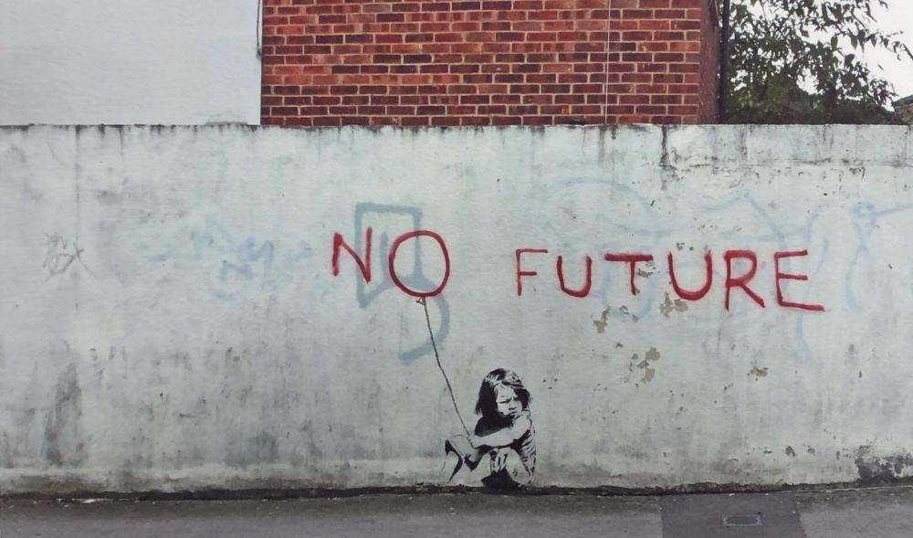 "No Future" by Banksy