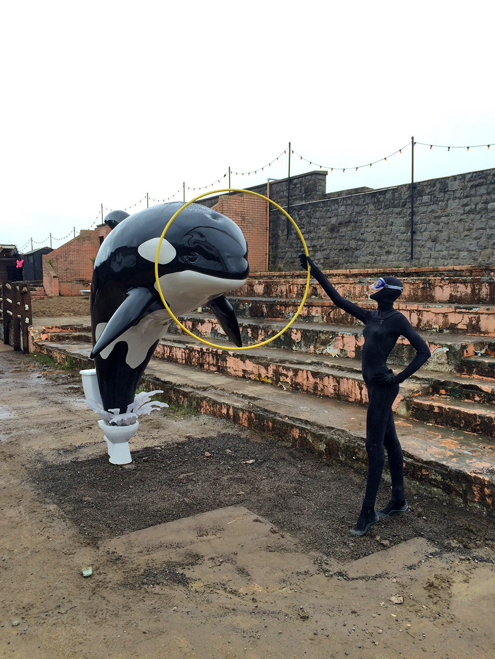 Street Art by Banksy and other artists in London, England - Dismaland 11
