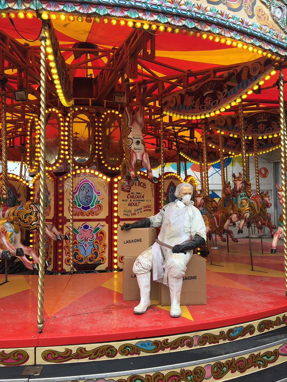 Street Art by Banksy and other artists in London, England - Dismaland 14