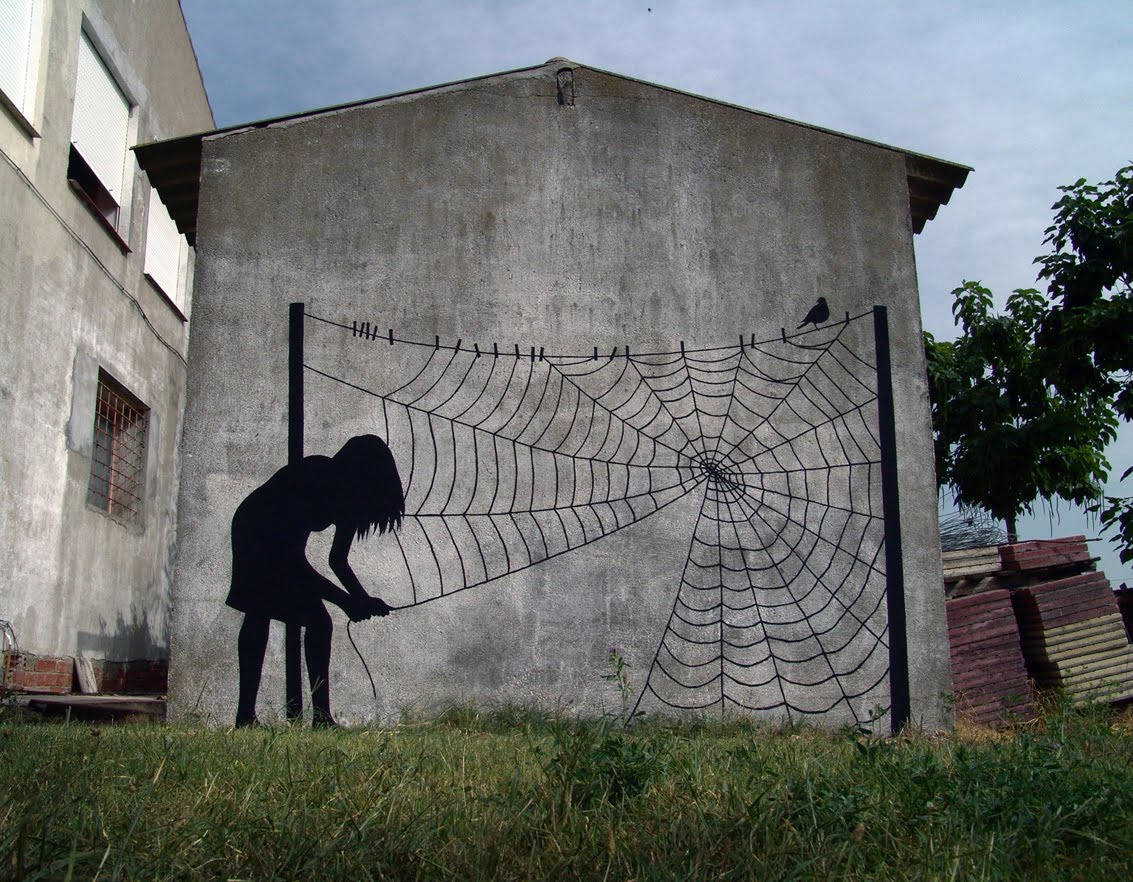 Street Art by Pejac in Salamanca, Spain 4