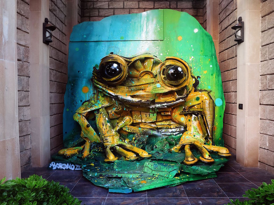 4 Street Art by Bordalo II in Baku Azerbaijão at From Trash To Art Festival