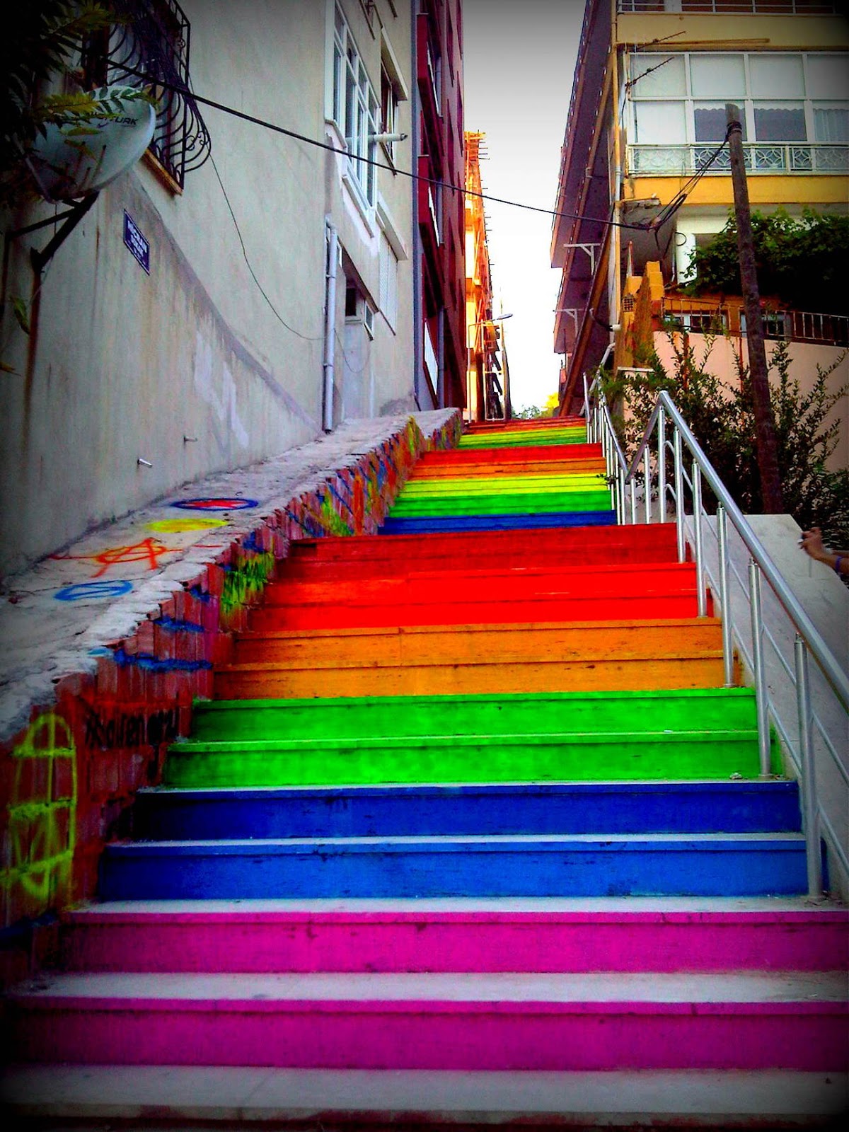 Street Art Color Steps in Turkey 2
