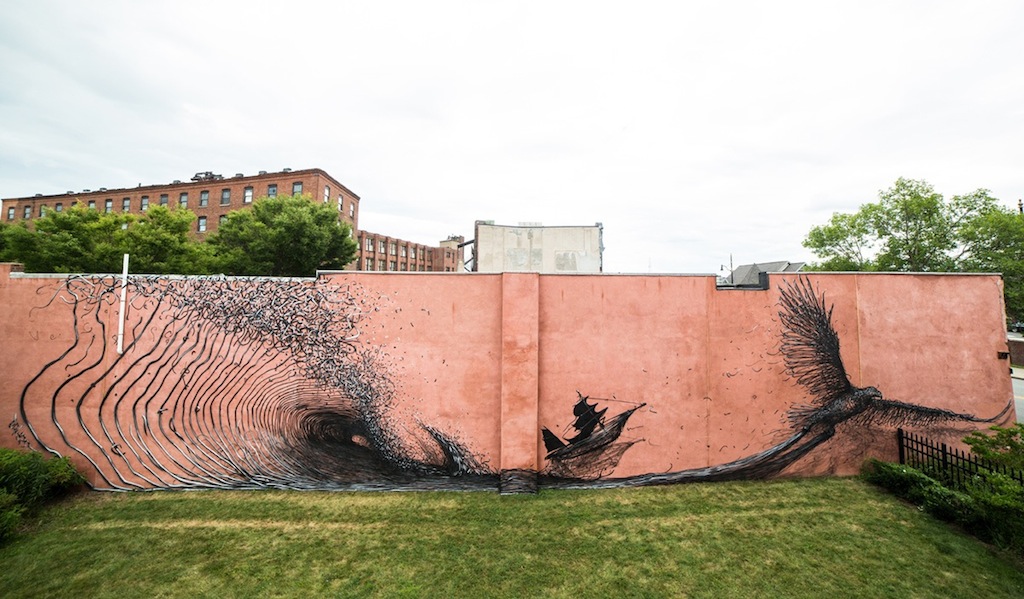 Street Art by DALeast in, Rochester NY 2
