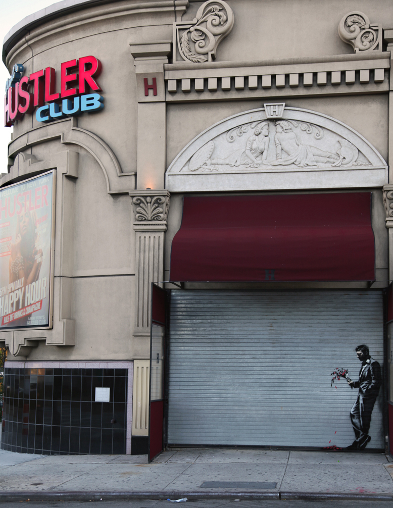 Waiting in vain - By Banksy in Hell's Kitchen, New York, USA 2