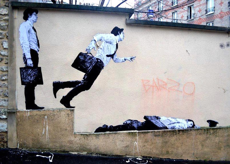 By Levalet in Paris, France