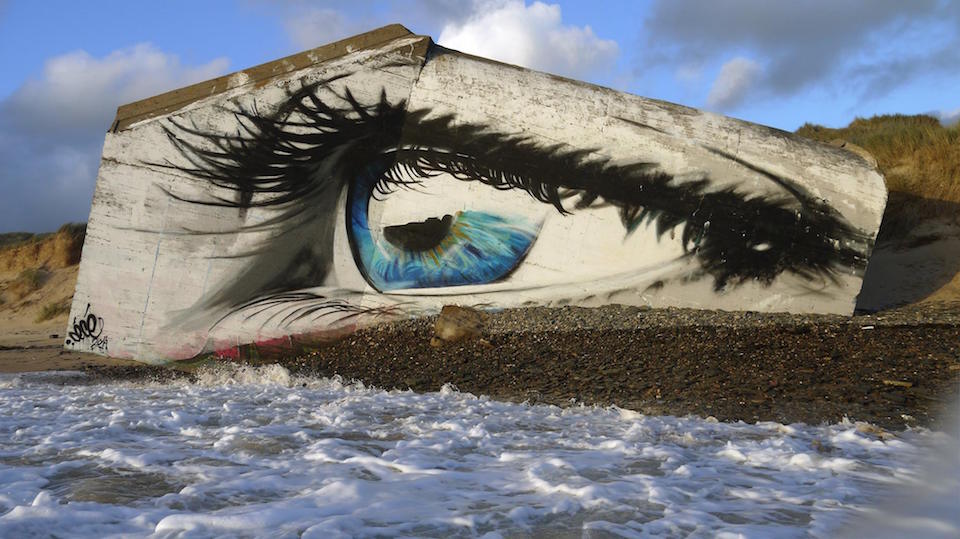 Street Art by Cécé - In Siouville-Hague, France 1