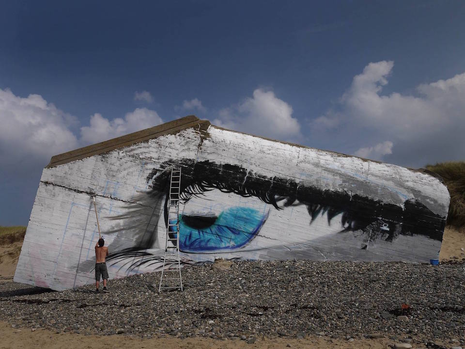 Street Art by Cécé - In Siouville-Hague, France 6