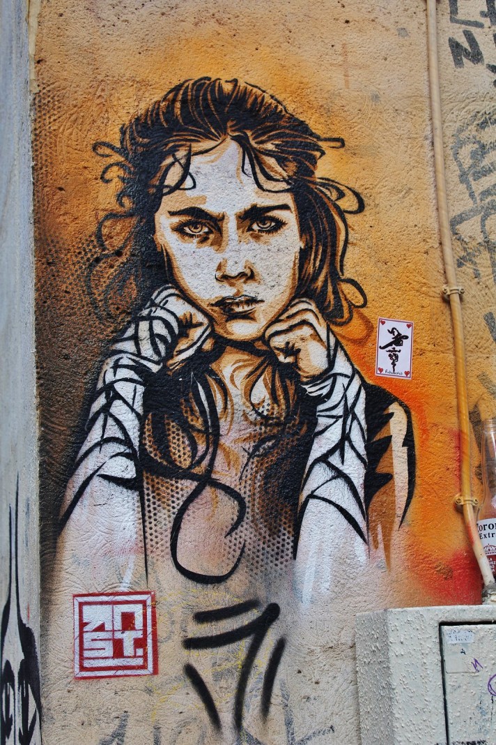 Street Art by Street Artist RNST in Paris, France