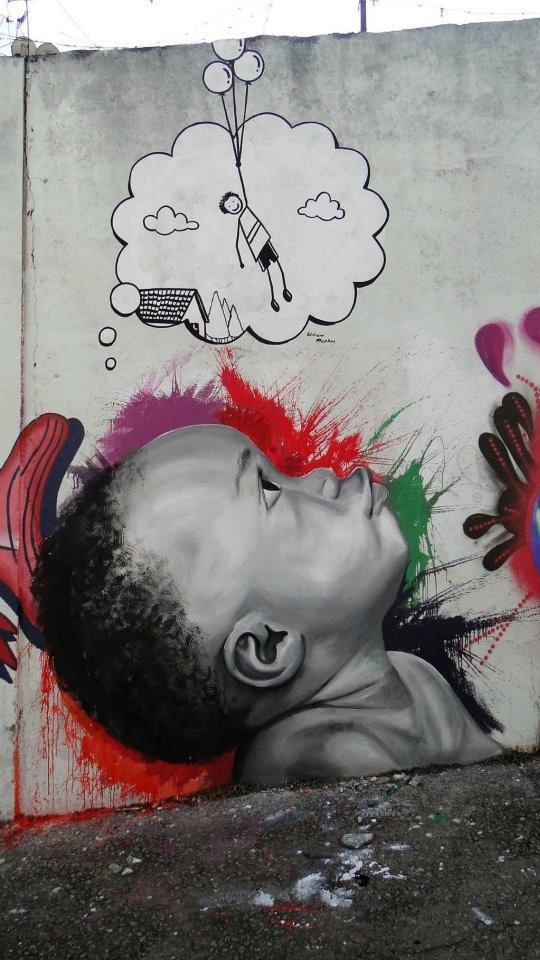 Street Art by William Amaro Costa in São Paulo, Brazil