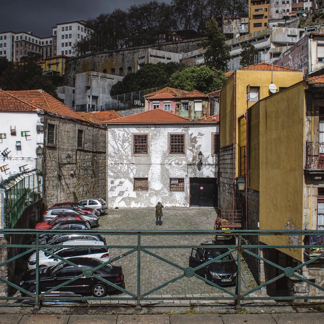 Street Art by Vhils in Porto, Portugal 2