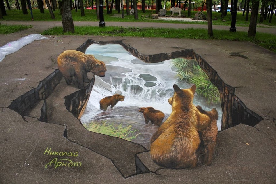 3D Street Art by Nikolaj Arndt 1