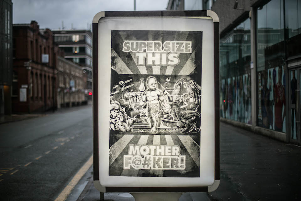 Brandalism - In Manchester. By Ron English