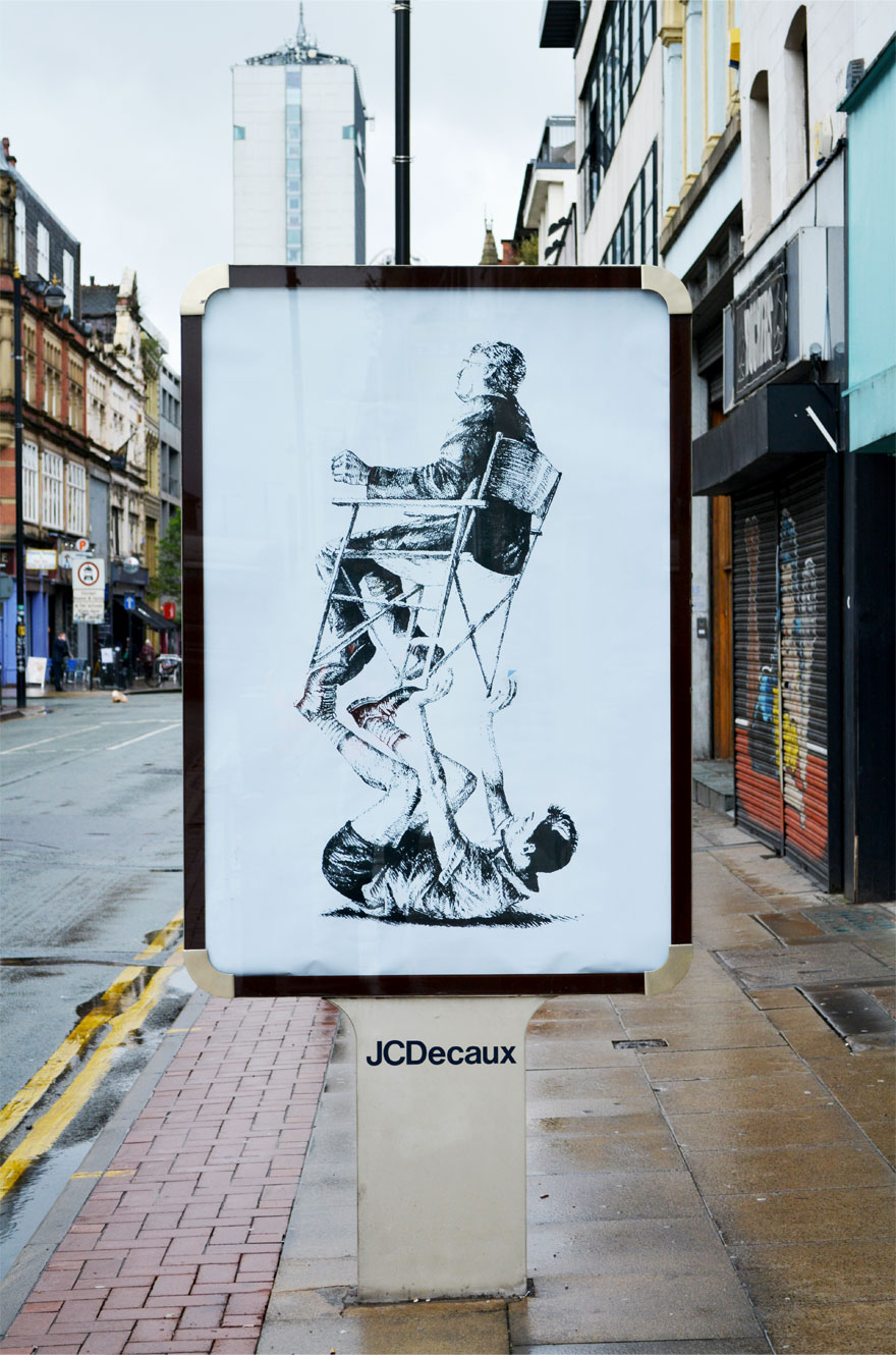 Brandalism - Manchester in. By Fintan Magee