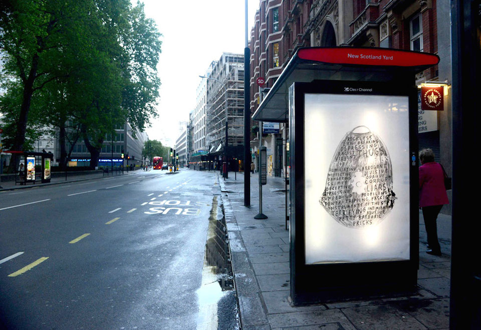 Brandalism - In London. By Peter Willis