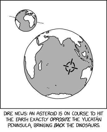 xkcd: Asteroid Threat