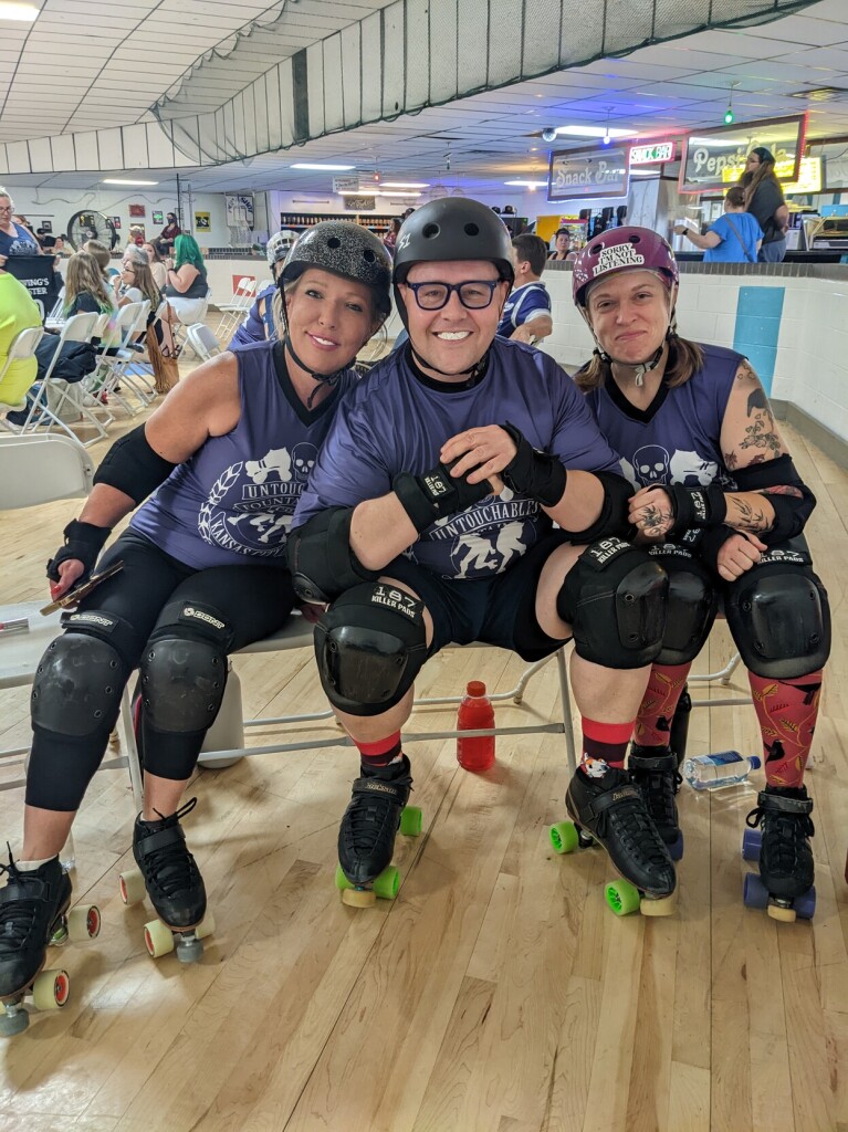 Pictures from a roller derby game