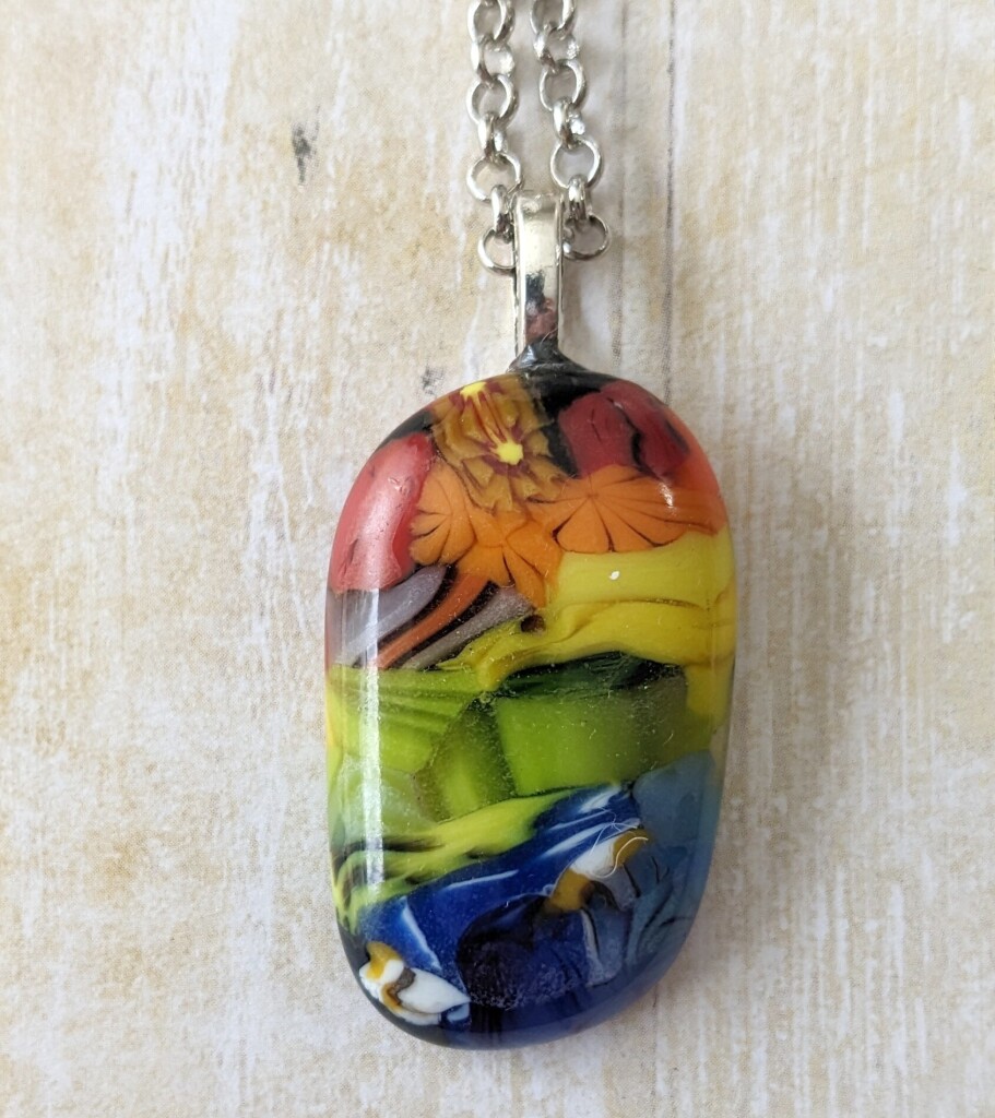 rainbow palette pendant 