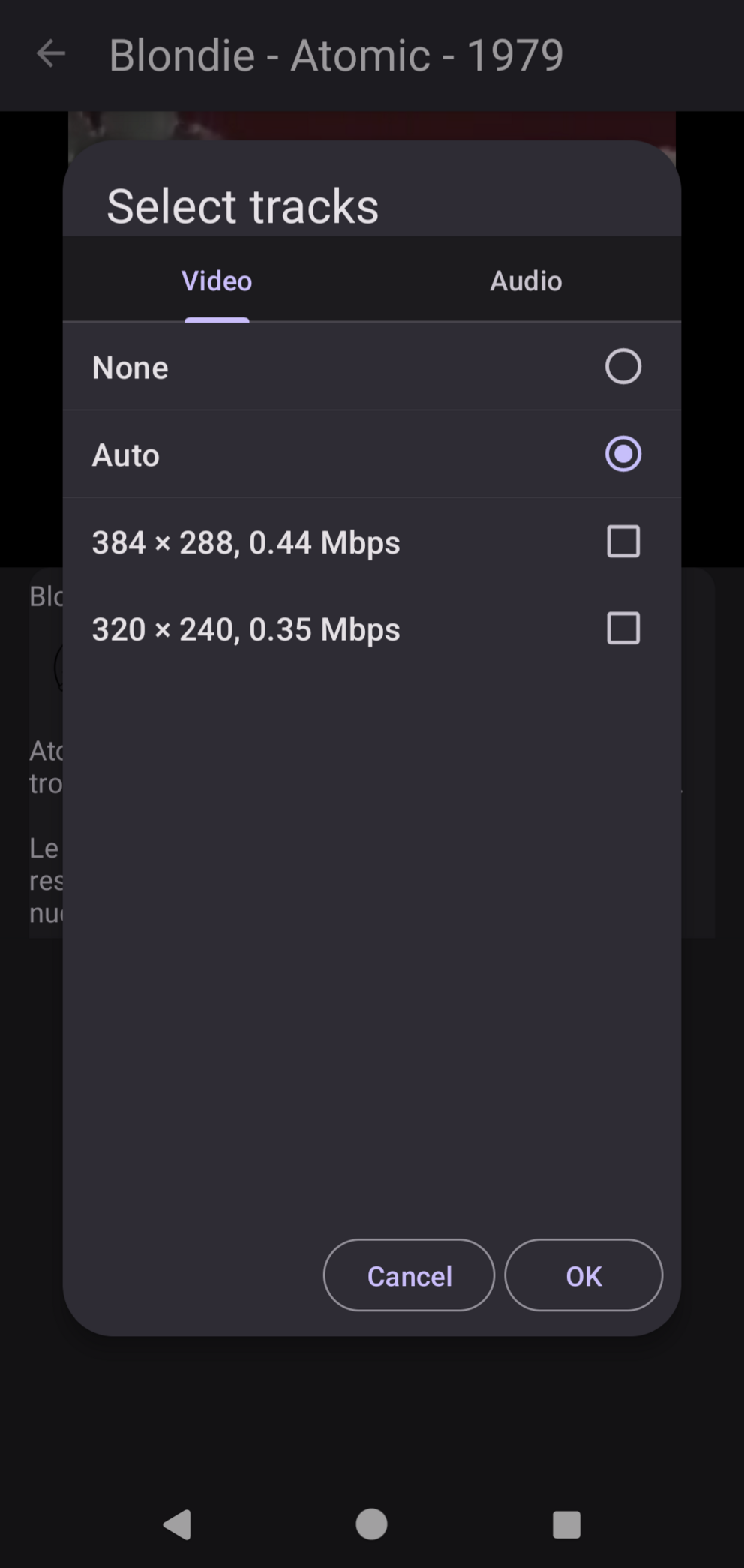 You can also change the resolution, playback speed, etc.