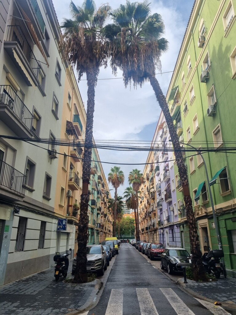 Picture of a random street that I just walked by in Valencia Spain 